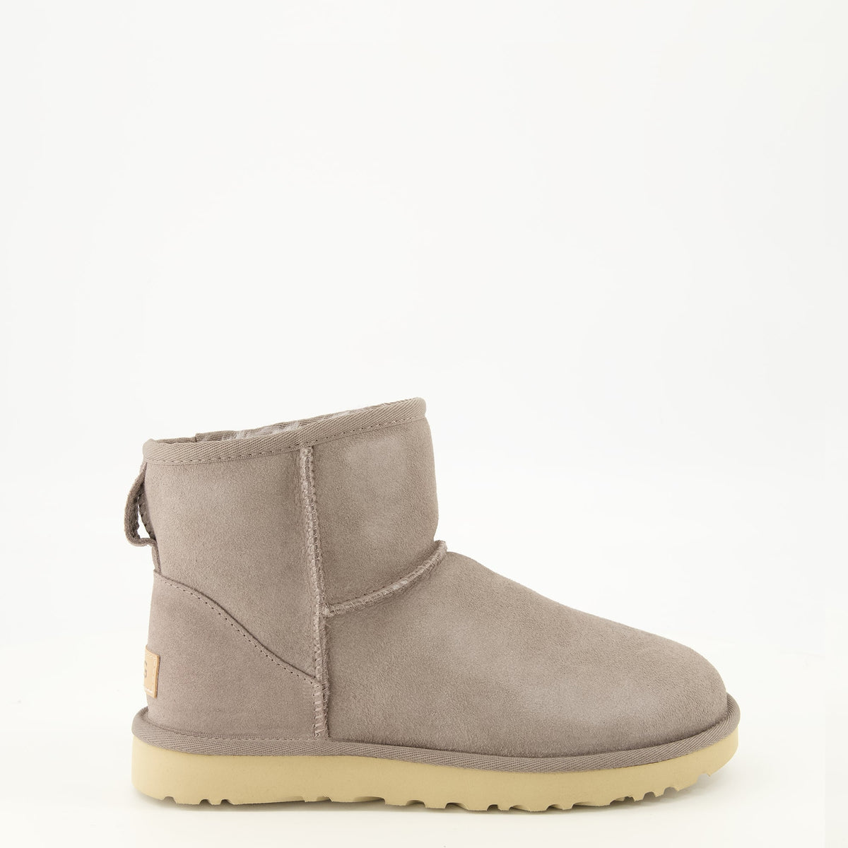 Botas Classic Mini II grises de piel de oveja