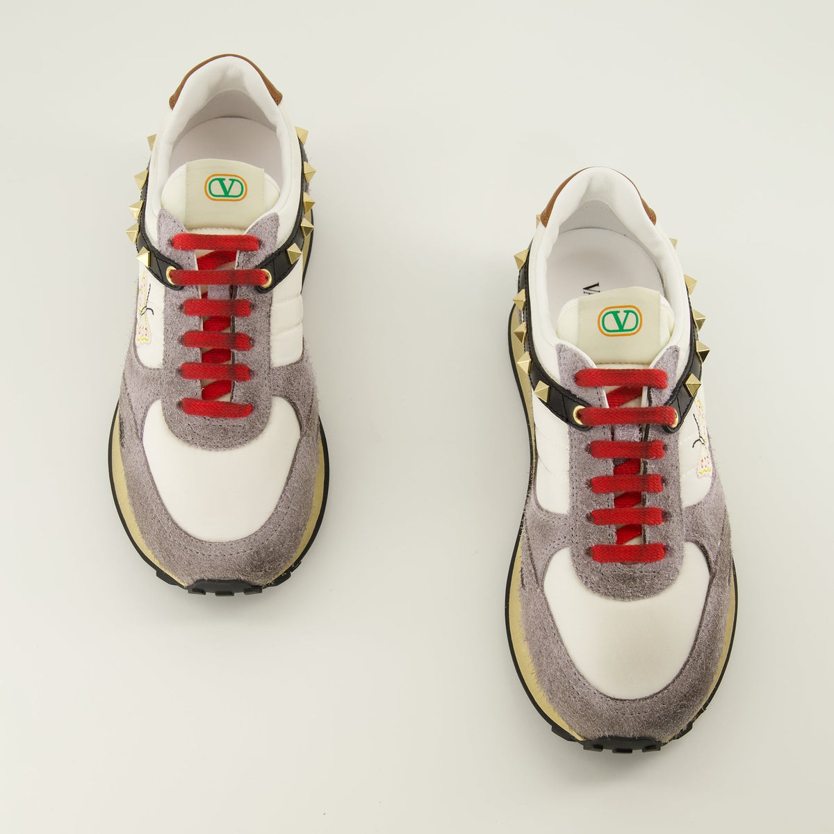 Grå Stud Up Butterfly-sneakers