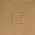 Image of Brown Wool Sweater by Fendi for Men - Season Autumn-Winter 2025 - Detail View 1