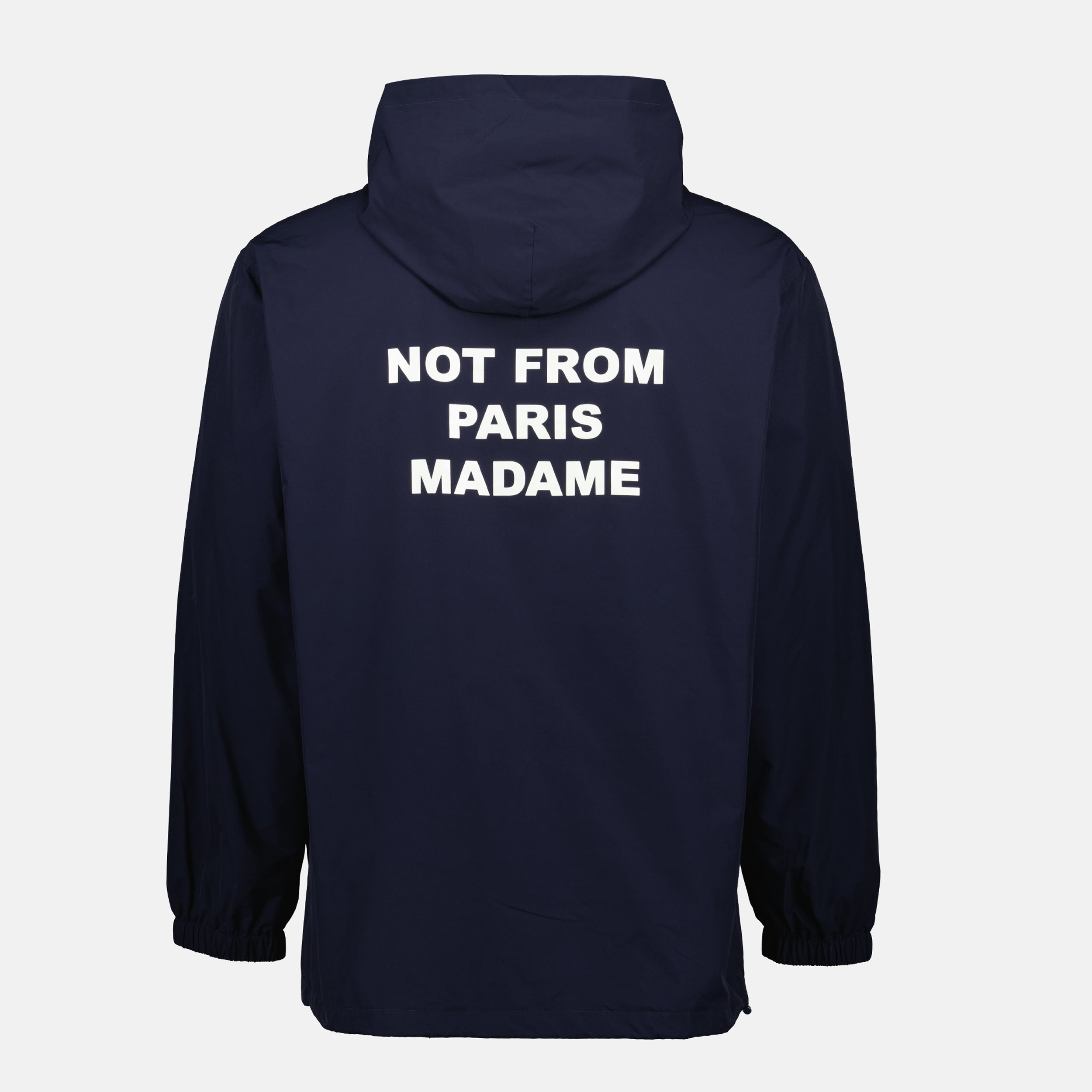 hooded sweatshirt, Drôle de Monsieur, cotton fleece, black sweatshirt, Autumn-Winter collection