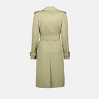 Immagine di un trench-coat lungo beige di Burberry per donne - Stagione Primavera-Estate 2025 - Dettaglio 1