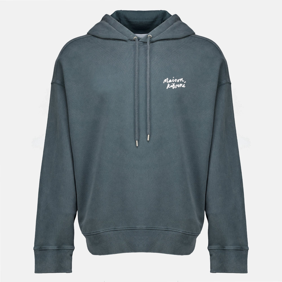 Gray Hooded Sweatshirt Maison Kitsuné