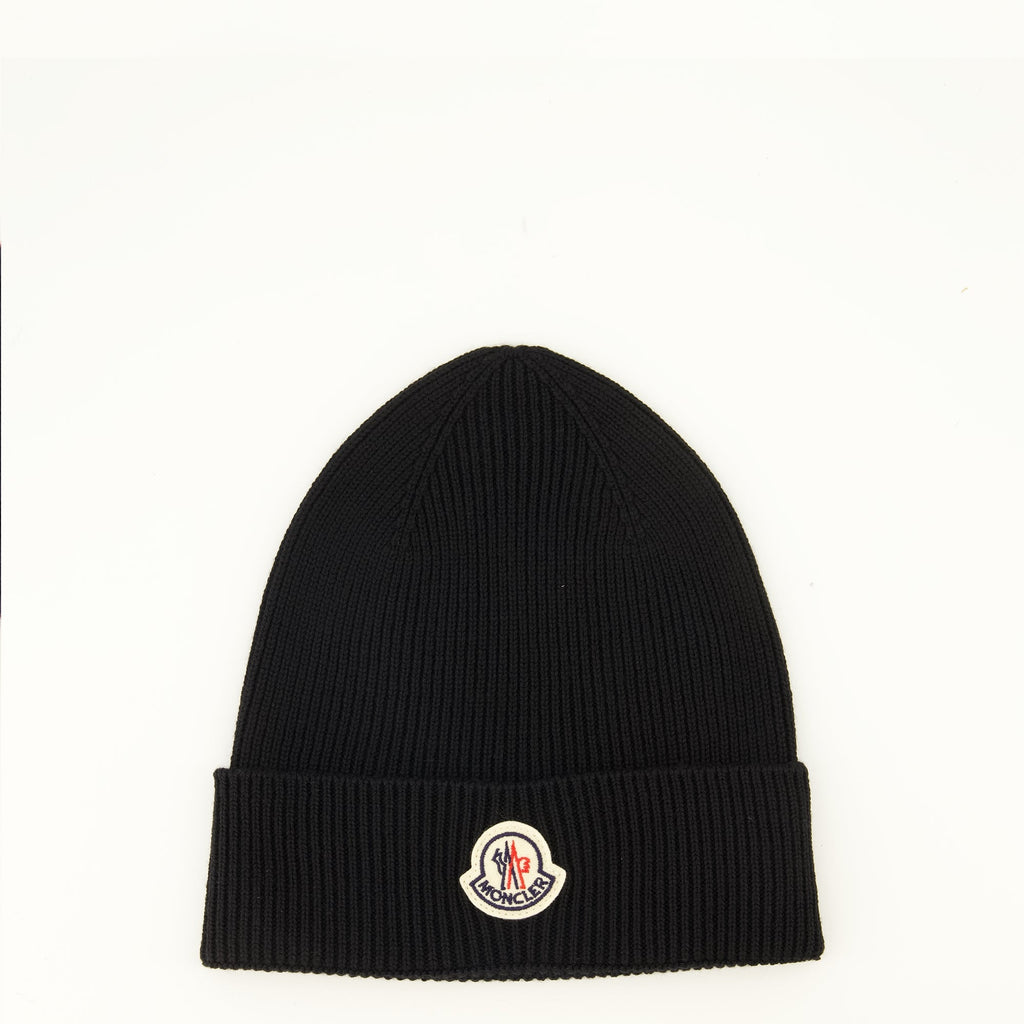 Gorro de lana acanalado