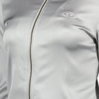 サテンストレッチボンバージャケット