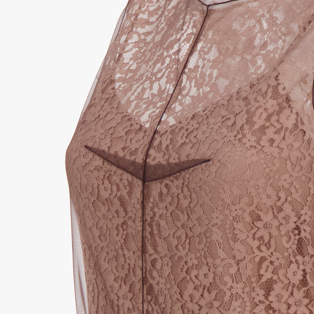 Image of Pink Lace Dress by Fendi for Women - Season Spring-Summer 2025 - Product detail view 2