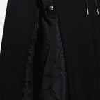 Image of Black Zip Sweatshirt by Sacai for Men - Season Autumn-Winter 2025 - Detail View 8