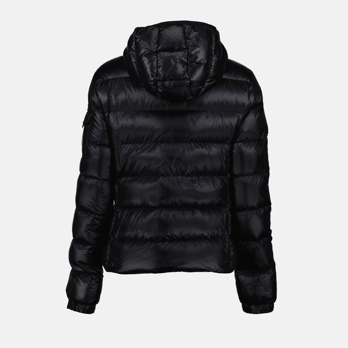 Gles jacket, Moncler down jacket, quilted jacket, black nylon jacket, women's outerwear