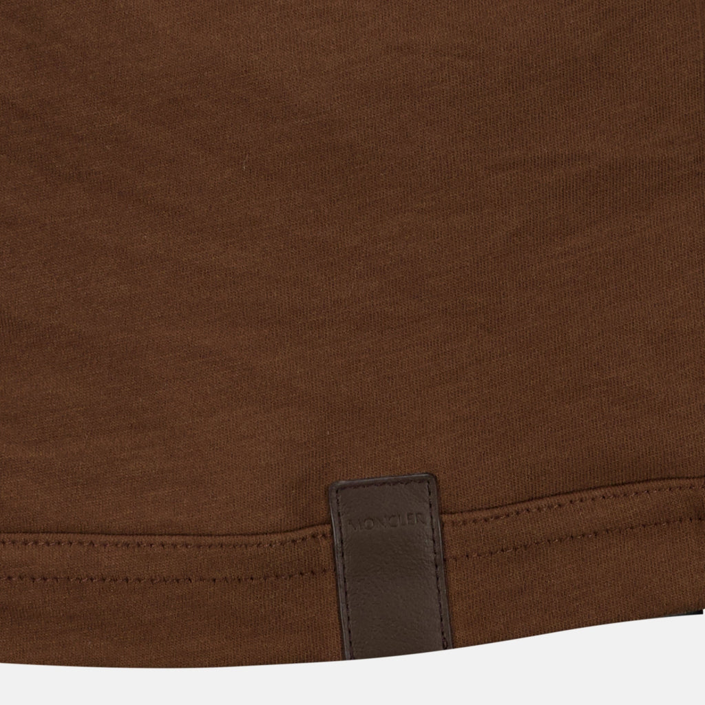Braunes T-Shirt aus Baumwolljersey mit Logo