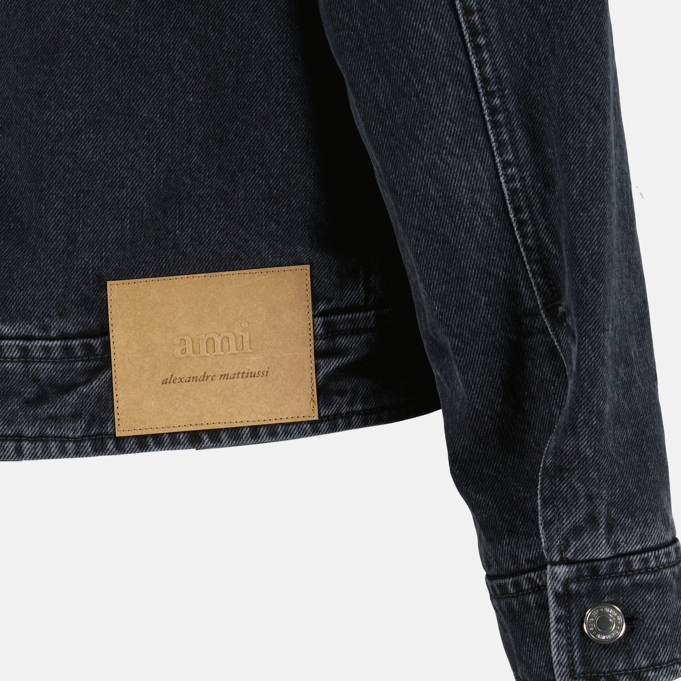 Zippered Denim Jacket