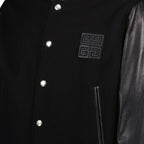 Bild der Varsity Bomberjacke 4G aus Leder und Wolle von Givenchy für Herren - Saison Frühling-Sommer 2025 - Detailansicht 5