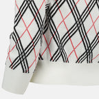 Imagen del Suéter de Punto a Cuadros de Burberry para Mujeres - Temporada Otoño-Invierno 2025 - Detalle 2