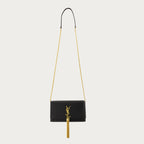 Kate Chain Bag, Black Leather Bag, Women's Accessories, Designer Handbag, Saint Laurent Style