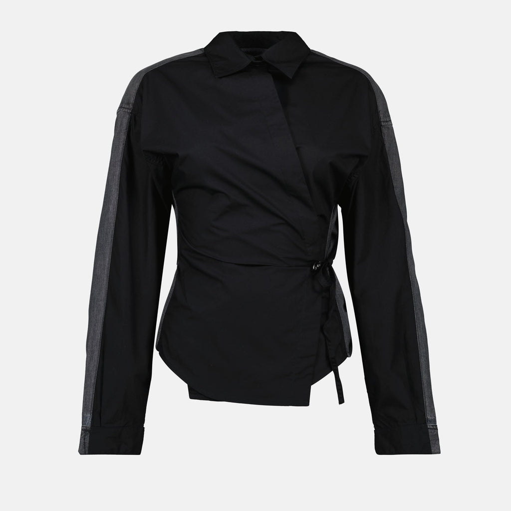 Bilde av C-Delphi-Den svart skjorte fra Diesel for kvinner - Sesong vår-sommer 2025 - Foranvisning
