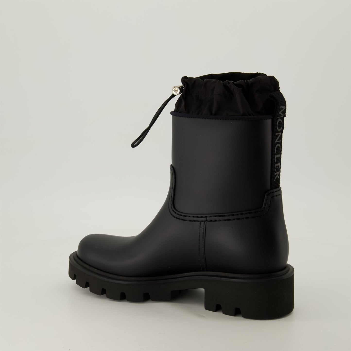 rain boots, Moncler, black boots, waterproof footwear, autumn-winter collection