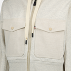 Image of Zip Sweatshirt by Moncler Grenoble for Women - Season Spring-Summer 2025 - Detail View 1