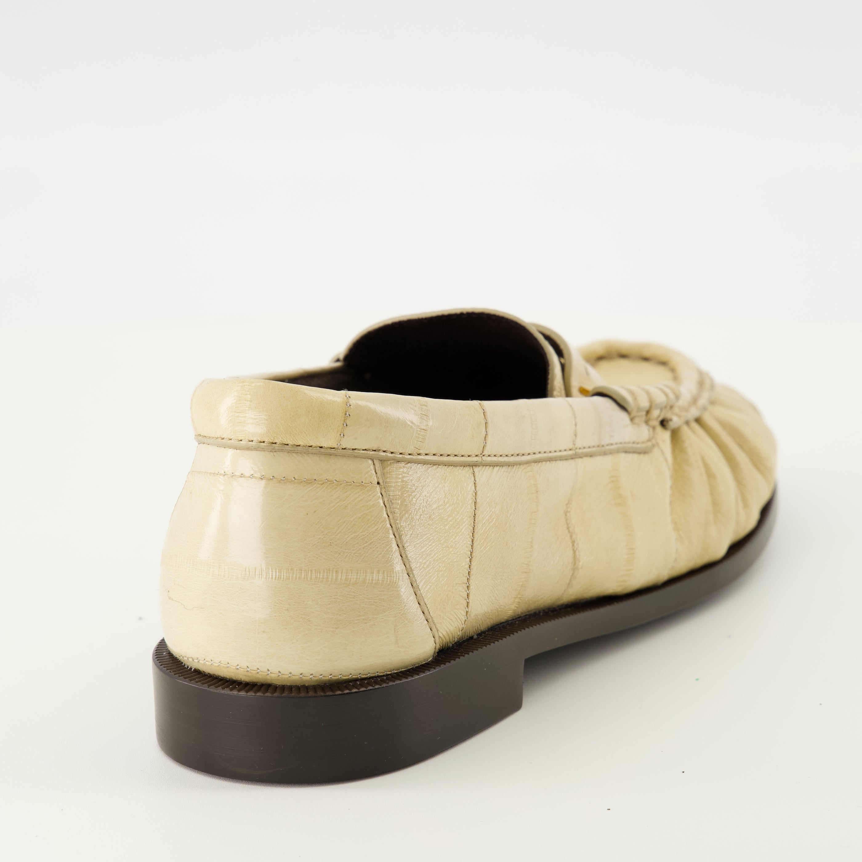 Loafer Saint Laurent - Eel Skinn Beige