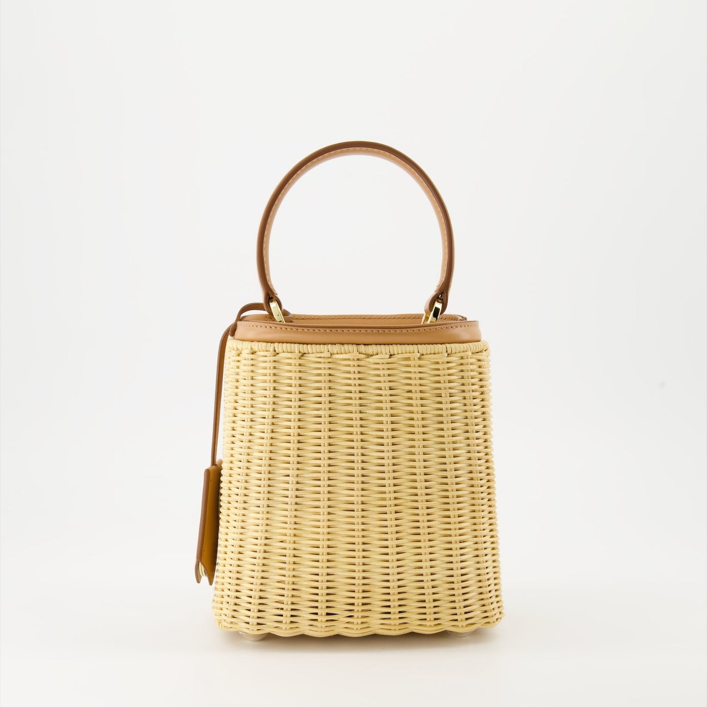 Prada bag, basket bag, luxury handbag, woven straw bag, designer accessory