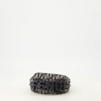 Fendigraphy Nano bag, grey denim bag, Fendi accessories, luxury bag, designer handbag