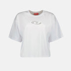 T-shirt crop T-Buxt blanc