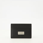 Immagine del portacarte numerico nero di Mm6 per unisex - Collezione primavera-estate 2026 - Vista frontale