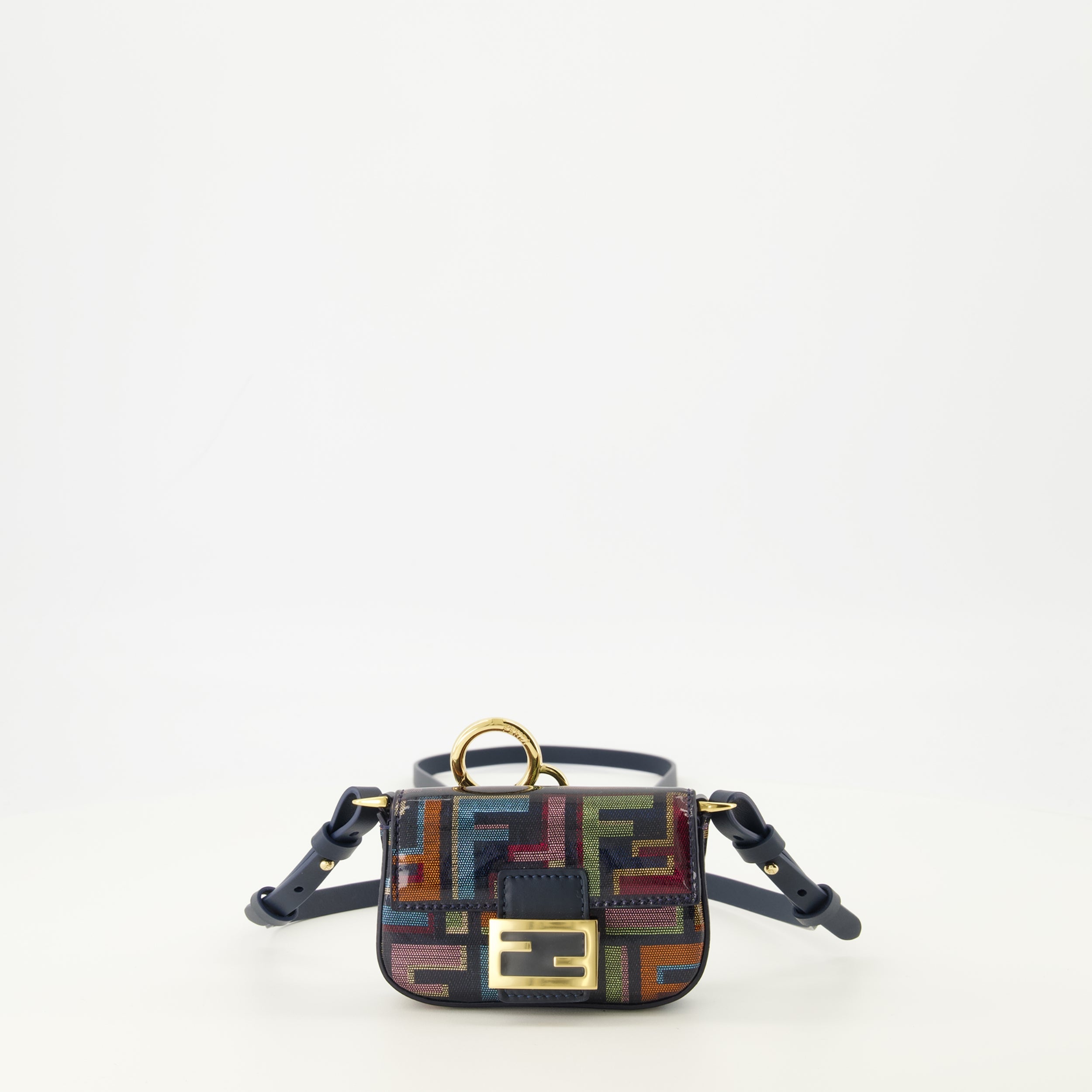 Image of Nano Multicolore Baguette Bag by Fendi for Women - Season Spring-Summer 2026 - Front View