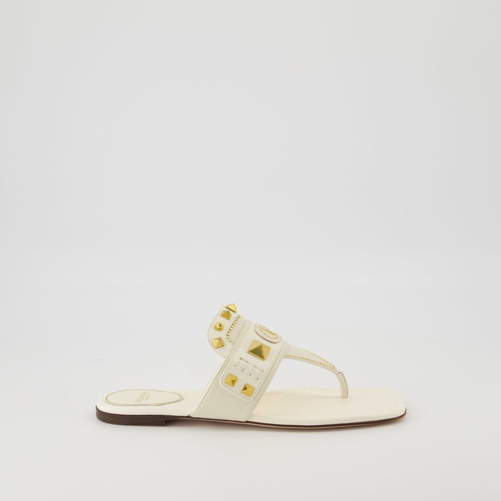 sandals, goat leather, open toe, summer footwear, brass details