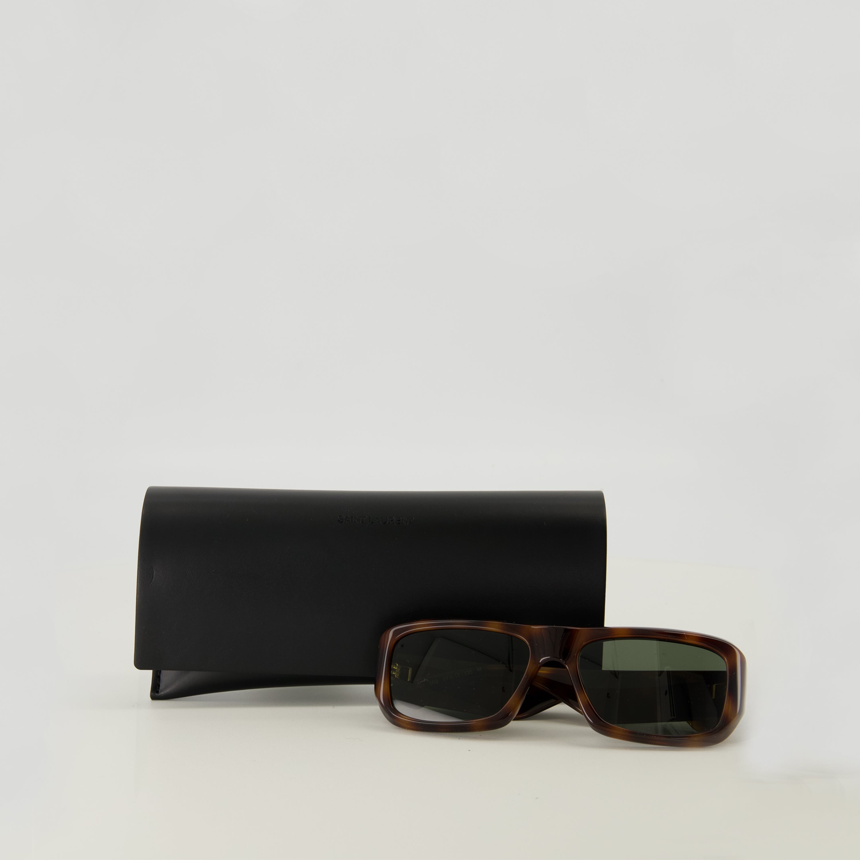 Image of SL869 Brown Sunglasses by Saint Laurent for Men - Season Spring-Summer 2026 - Detail View 2