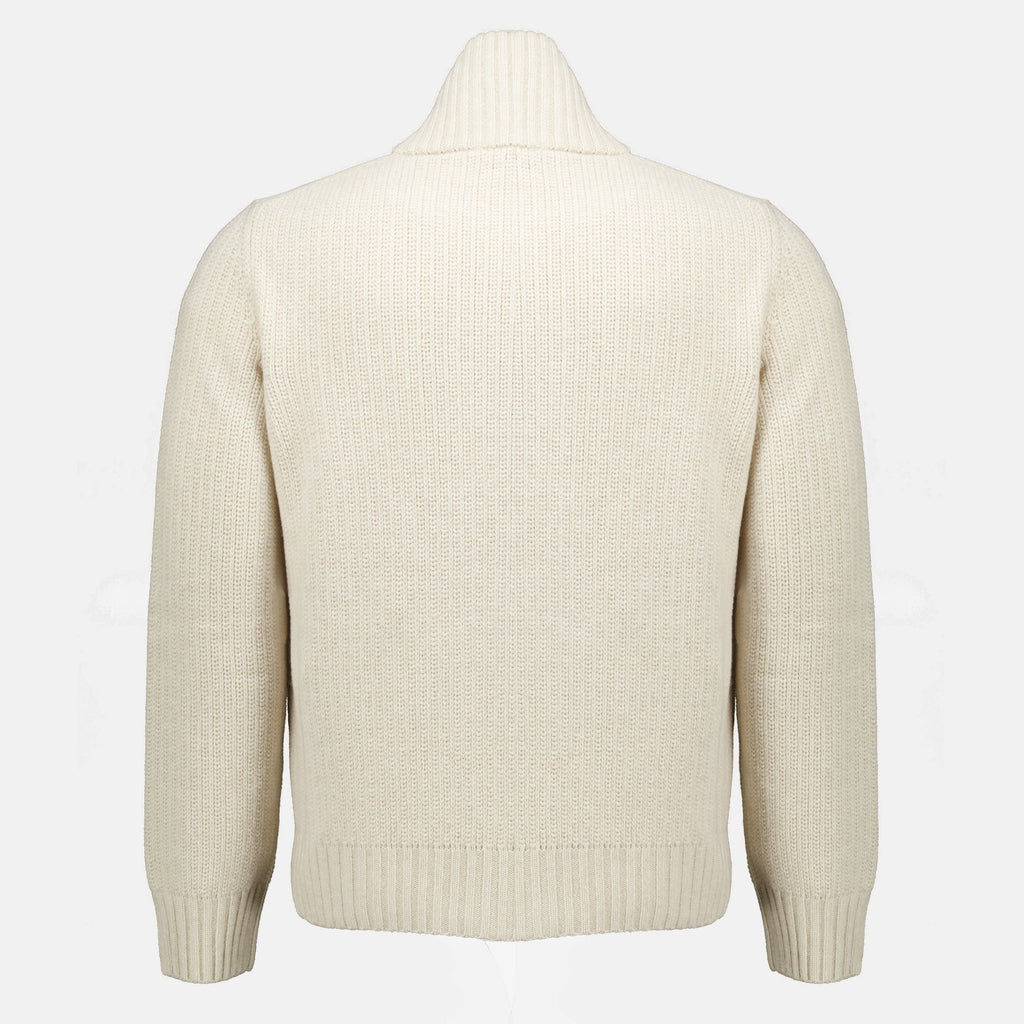 Cardigan en Laine Beige