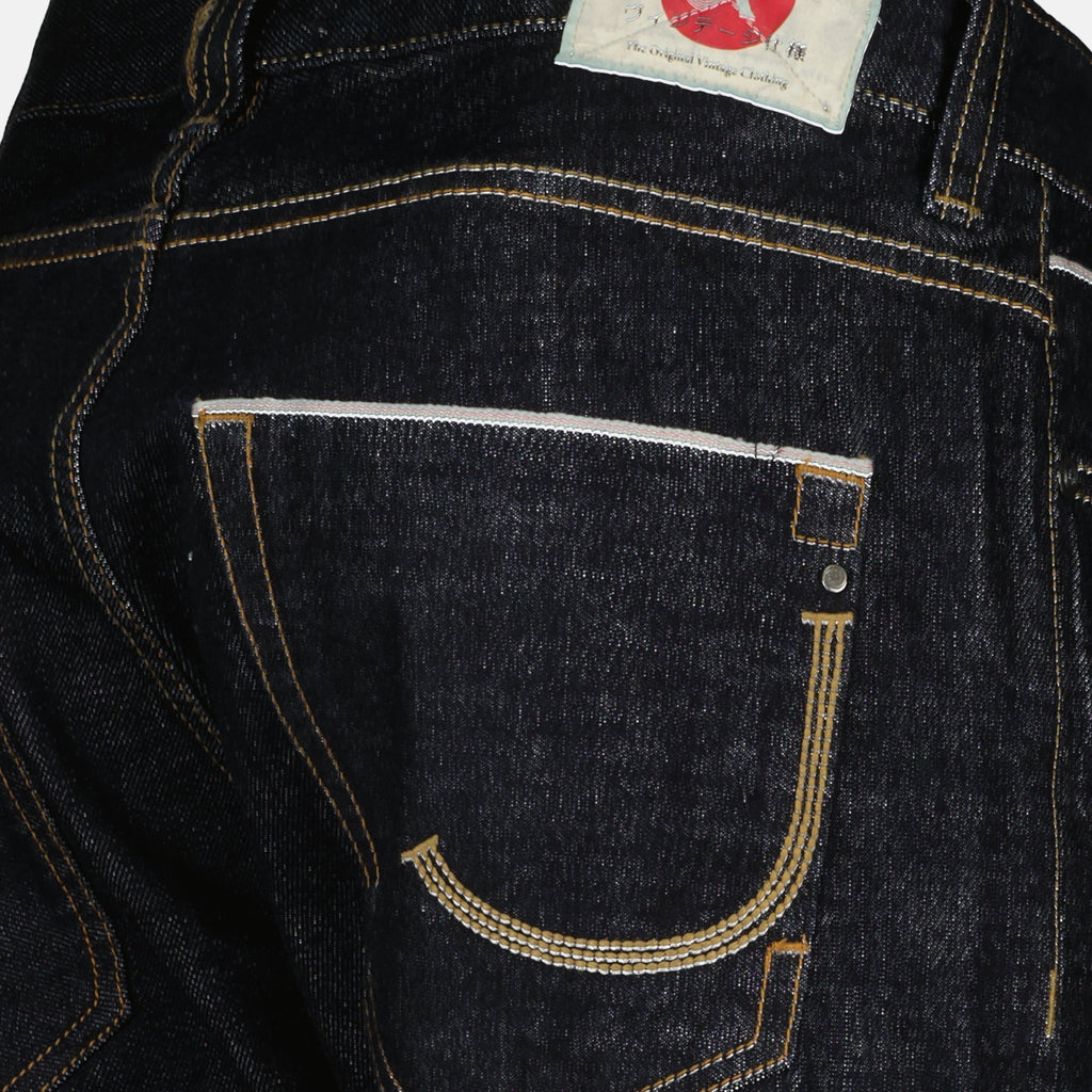 Osaka Selvedge Jean, Japan Rag denim, straight fit jeans, five-pocket jeans, navy denim