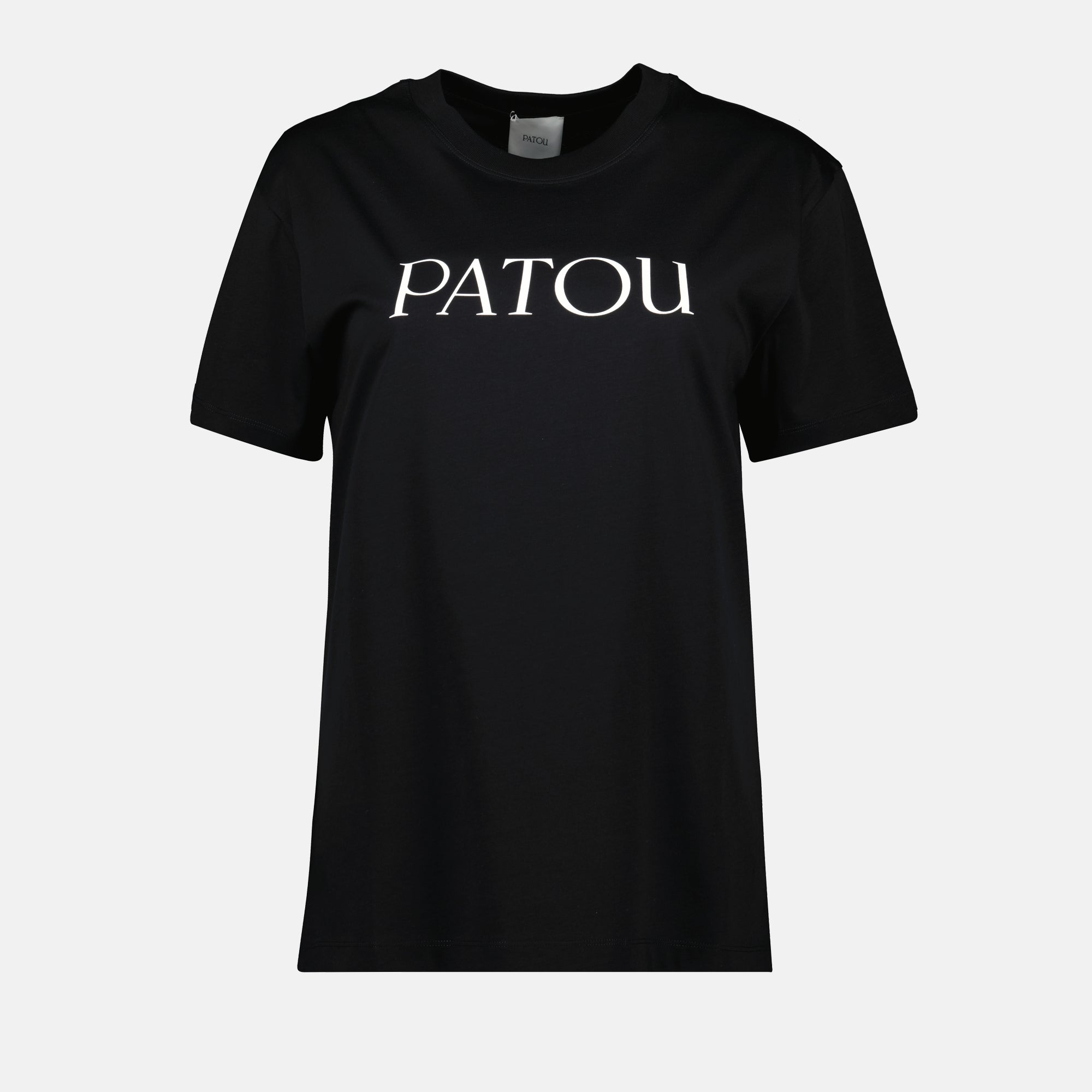 Patou T-Shirt, black t-shirt, organic cotton, fashion essentials, autumn-winter collection