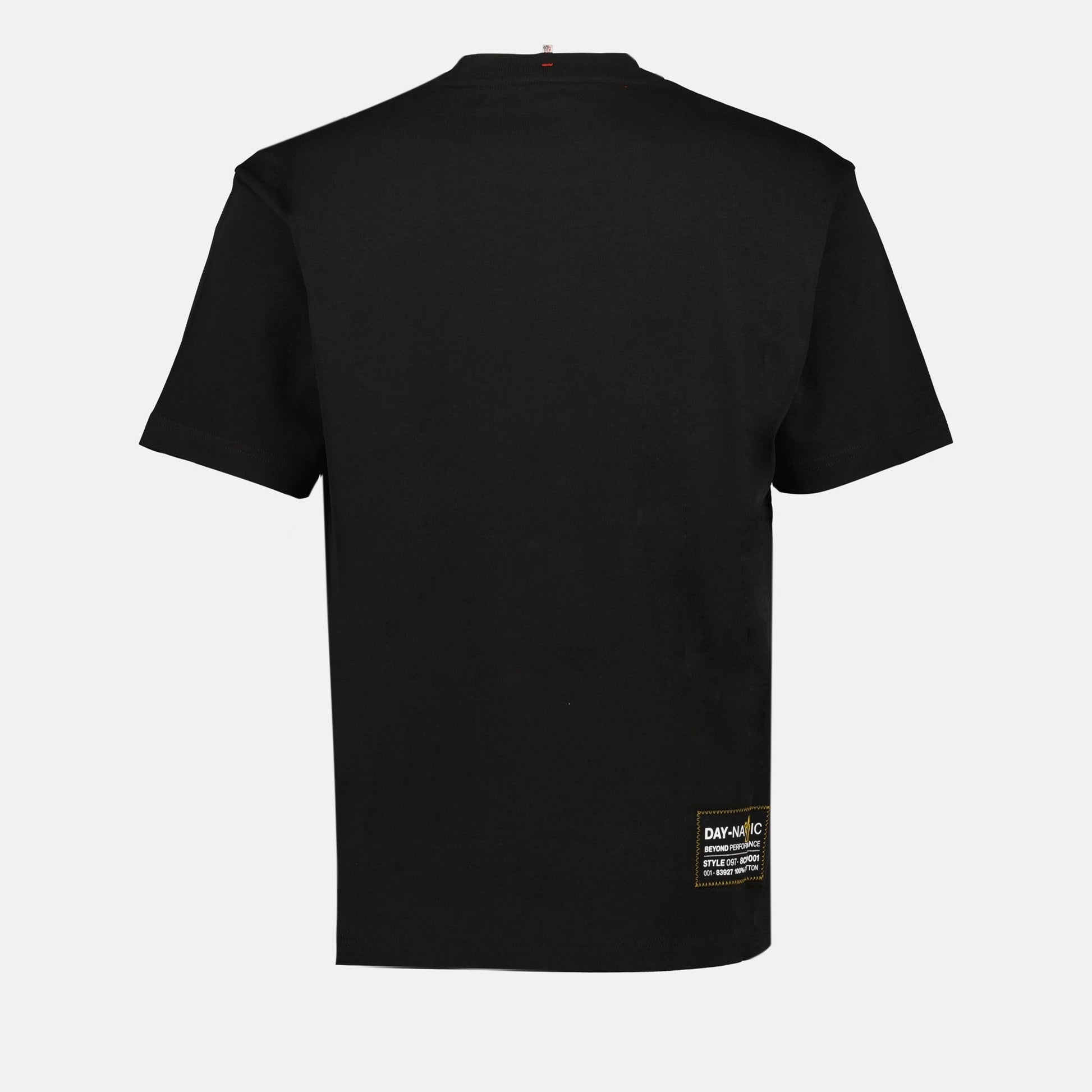 Moncler Grenoble T-shirt, black printed T-shirt, luxury casual wear, Autumn-Winter 2024, designer T-shirt