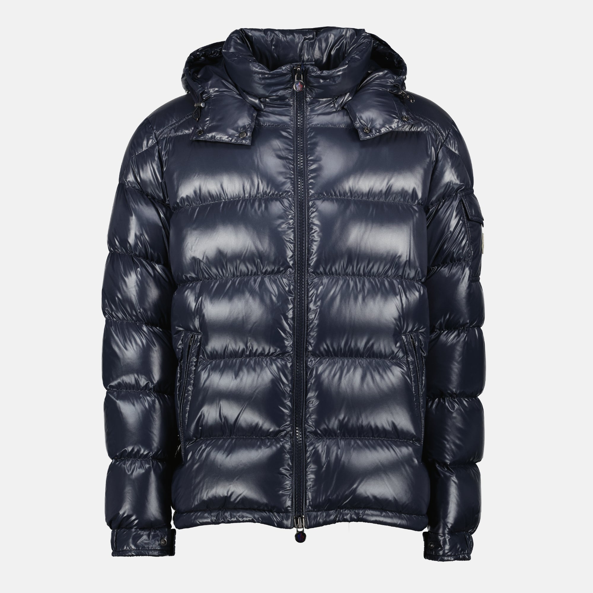 Moncler jacket, down jacket, blue jacket, men's outerwear, autumn winter fashion