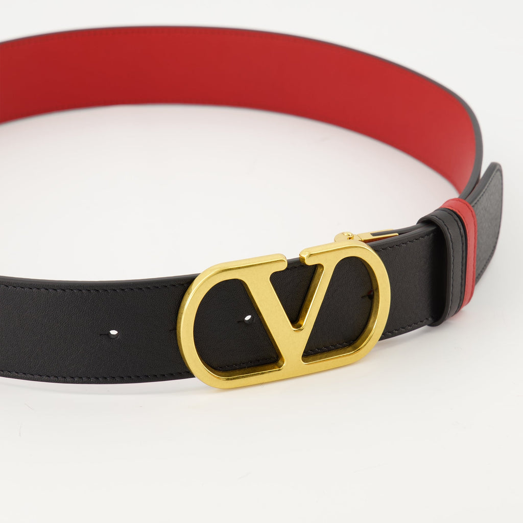 Valentino belt, reversible belt, VLogo Signature, leather belt, fashion accessories