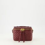Image du Mini Vanity Bag Bordeaux par Fendi pour Femmes - Saison Printemps-Été 2026 - Vue de Face
