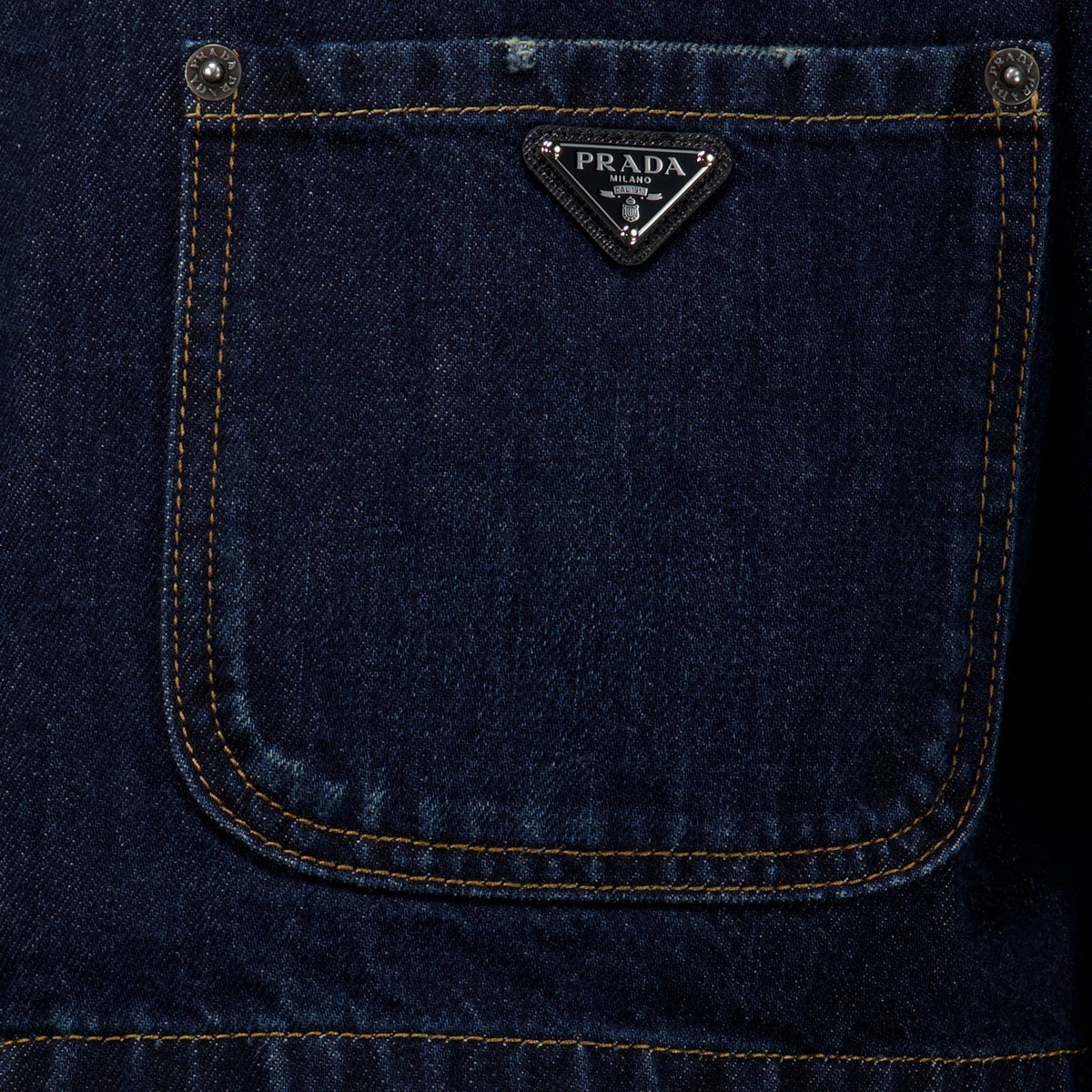 Veste en jean bleu foncé