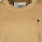 Image of Ami de Coeur Sweater by Ami PARIS for Women - Season Autumn-Winter 2025 - Detail View 2