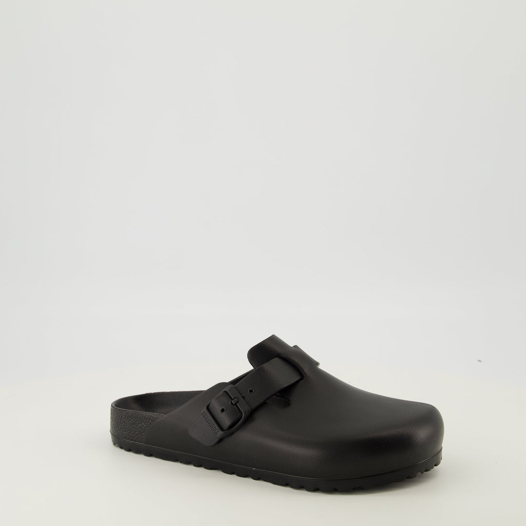 Birkenstock Boston Mules, EVA slip-on shoes, adjustable mules, black mules, comfortable footwear