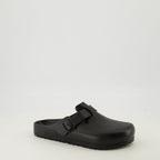 Birkenstock Boston Mules, EVA slip-on shoes, adjustable mules, black mules, comfortable footwear