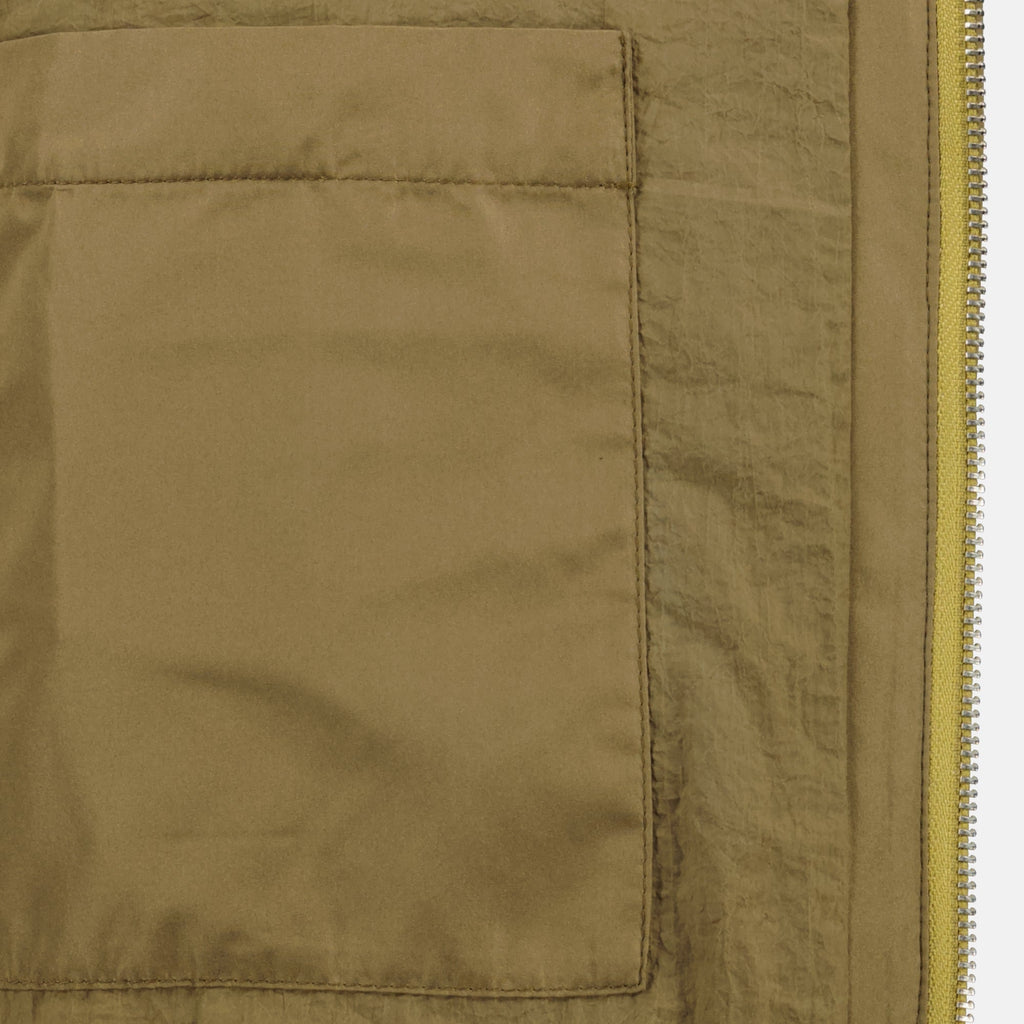 Kaki polar jacket, AMI Paris jacket, Autumn Winter 2025, Polyester wool jacket, Men's fashion