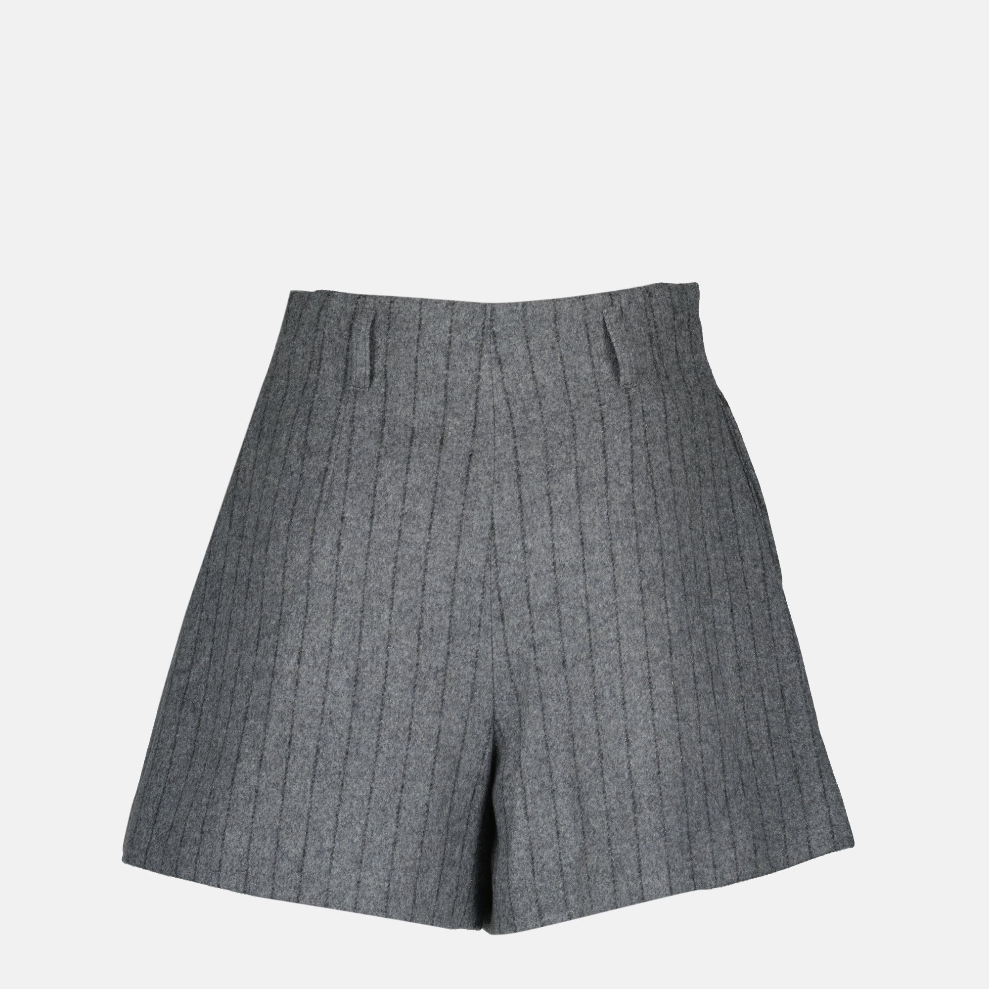 striped wool shorts iro women 15636491043196