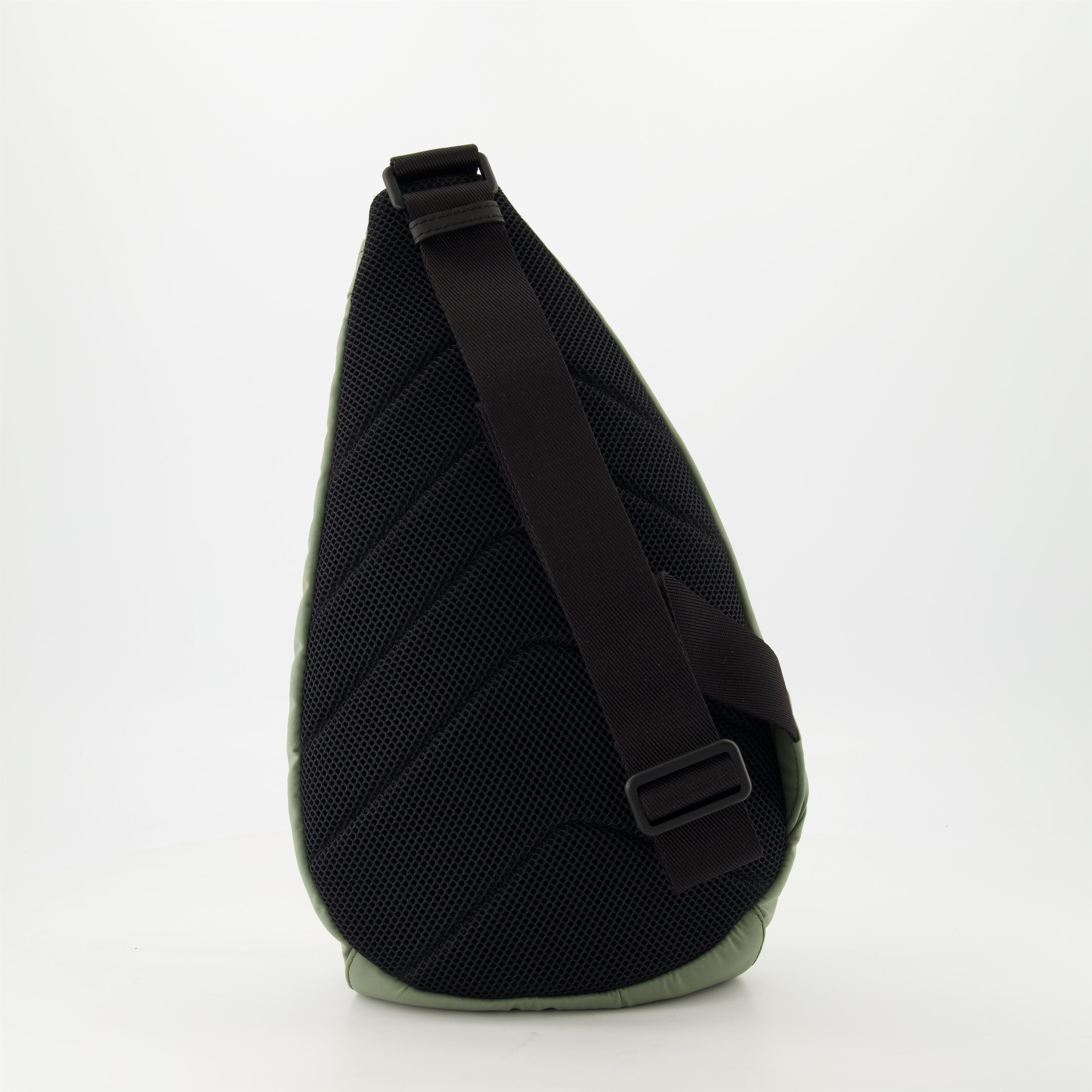 Moncler Grenoble bag, waterproof khaki bag, adjustable shoulder bag, nylon bag, designer accessories