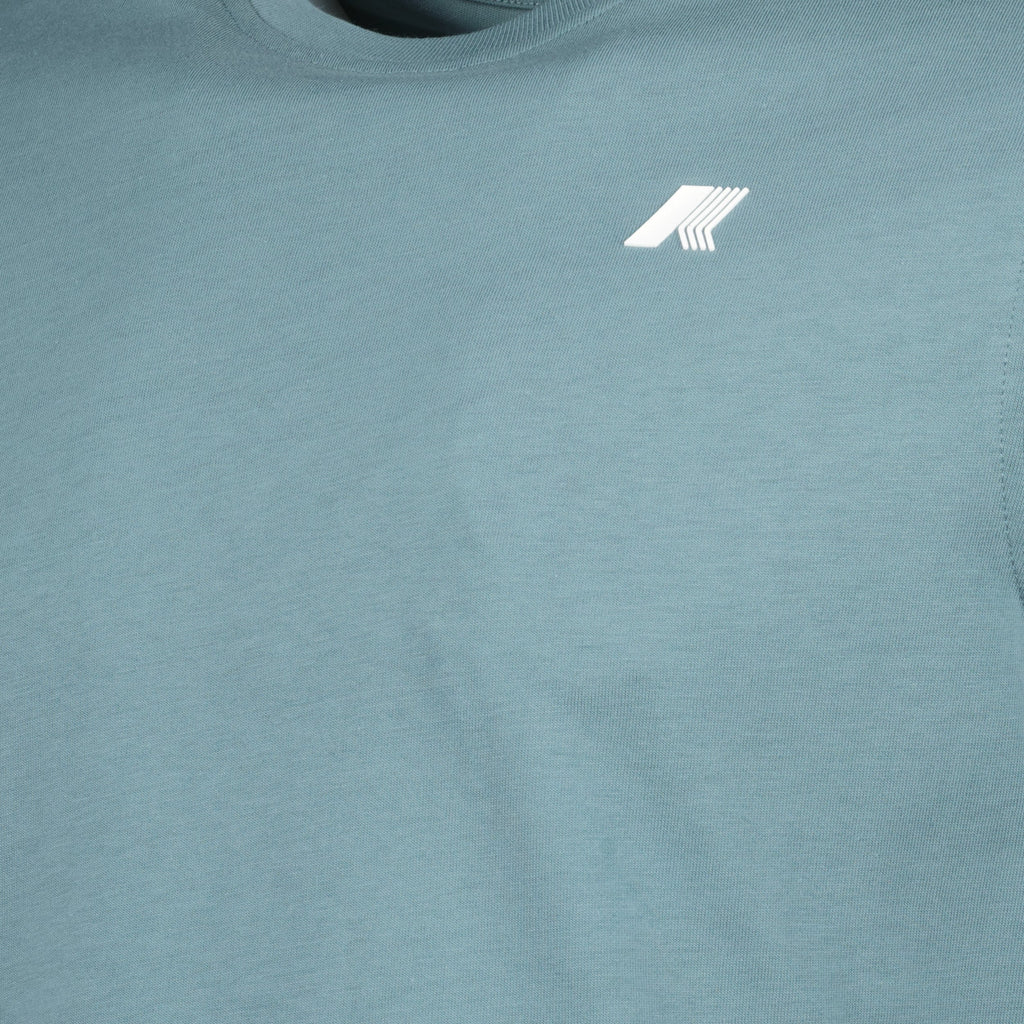 Odom T-shirt, K-Way apparel, blue T-shirt, casual wear, men's fashion