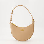 Hobo Bag, Valentino, Leather Handbag, Beige Bag, Designer Accessories