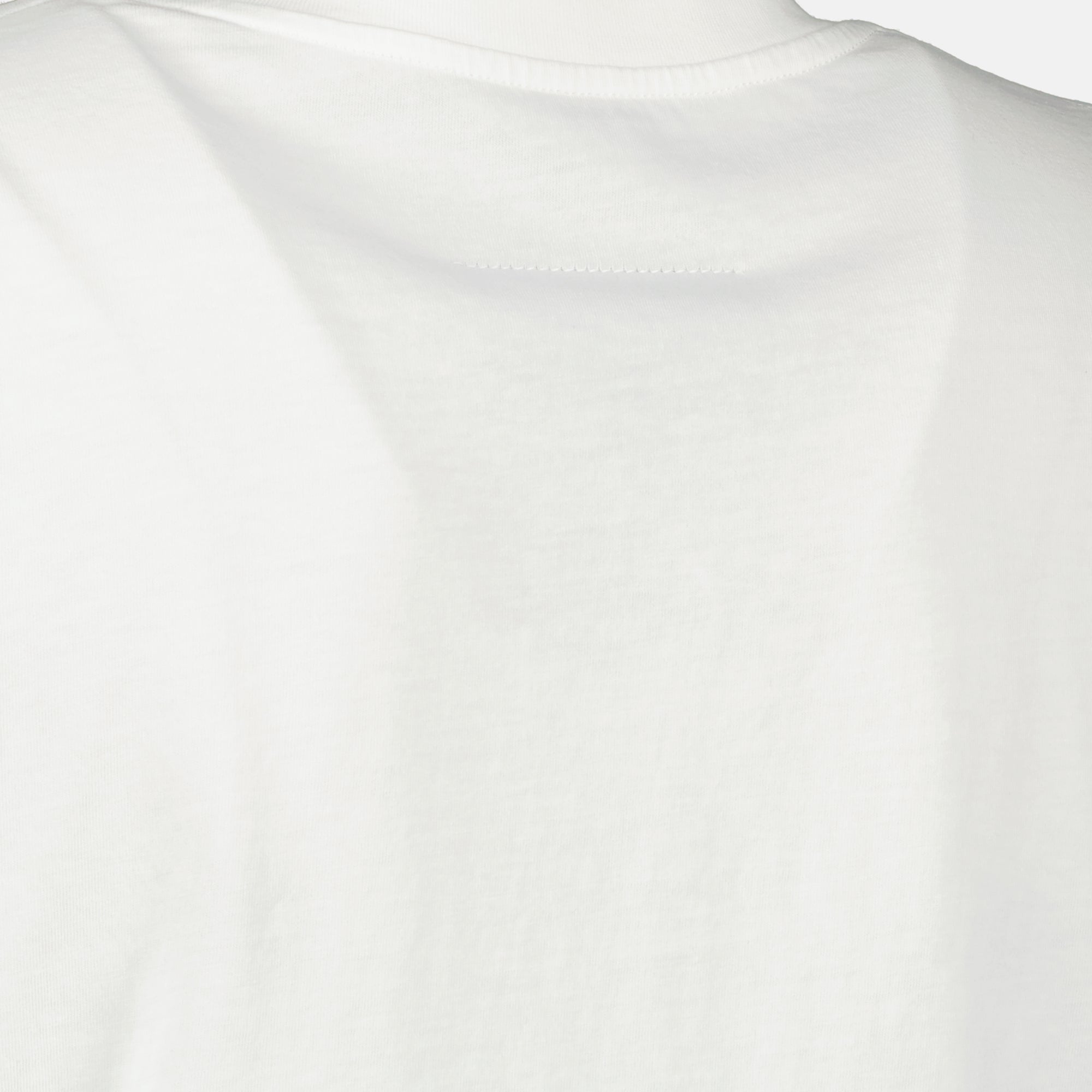 Image of MM6 White Numeric T-Shirt by Mm6 for Women - Season Spring-Summer 2026 - Detail View 2