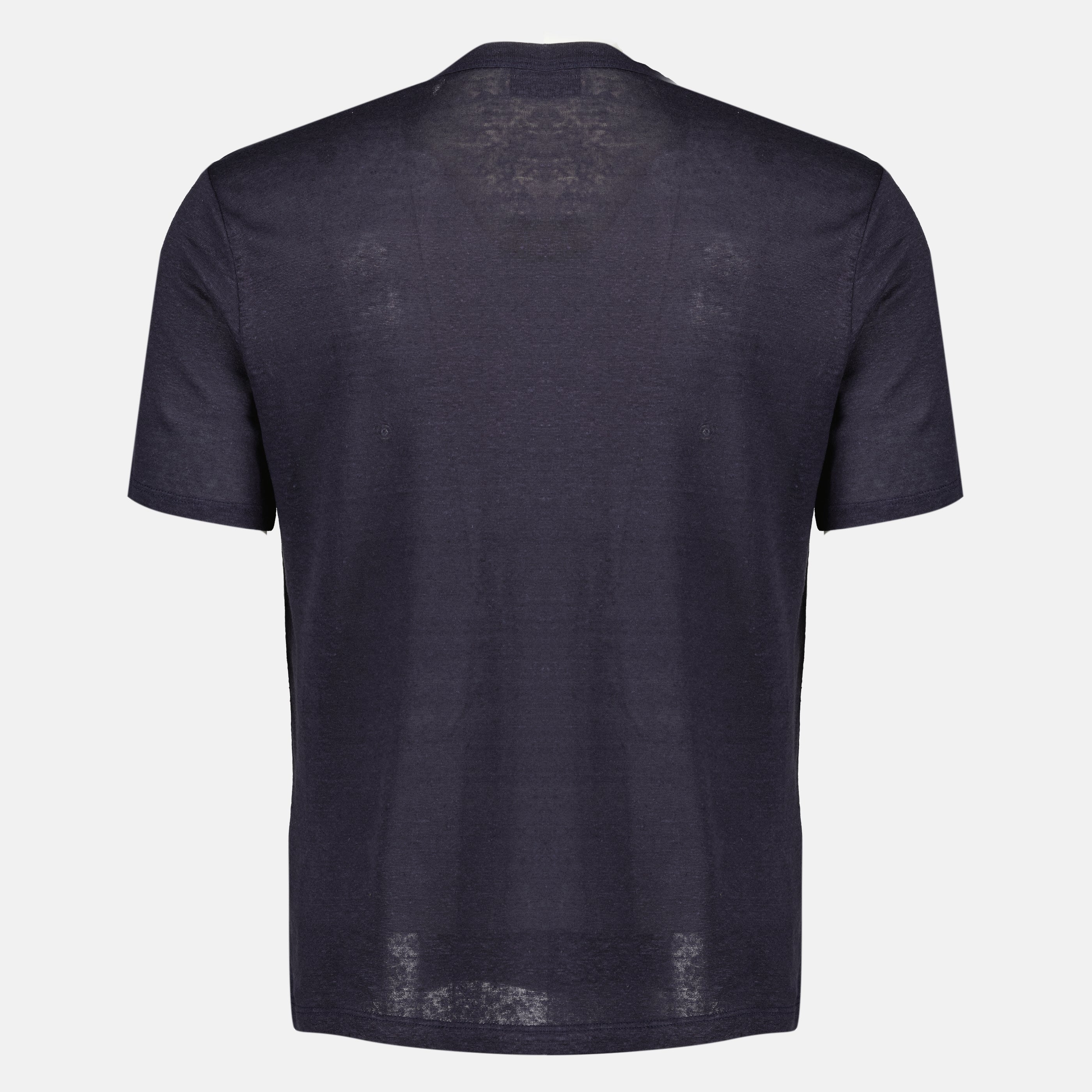 Image of Garment Linen T-Shirt by Officine Générale for Men - Season Spring-Summer 2026 - Back View