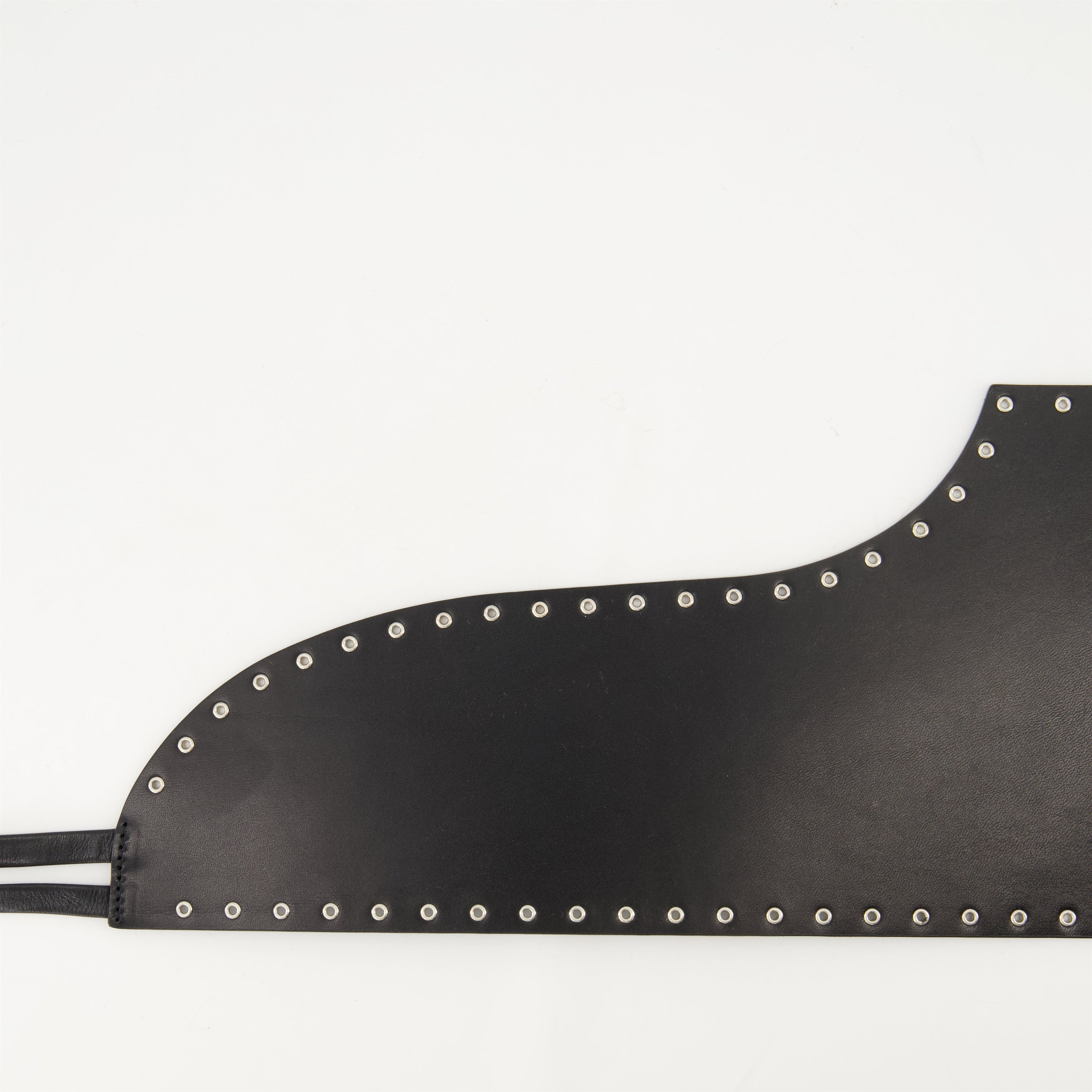 black leather belt, corset belt, Iro belt, women's accessories, stylish belt