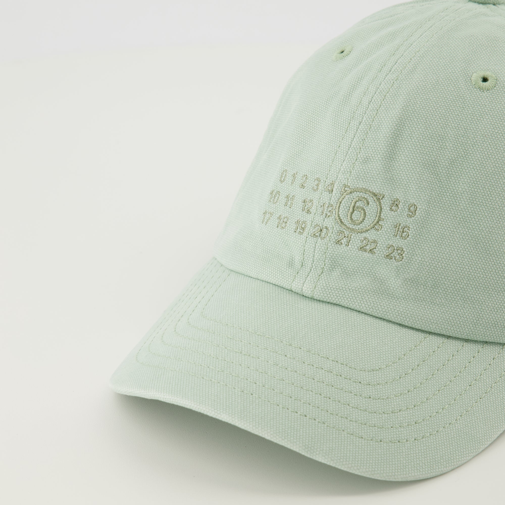 Image of Numeric Green Cap by Mm6 for Men - Season Spring-Summer 2026 - Detail View 2