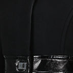 black wool jacket, Patou jacket, Autumn Winter 2025, classic collar jacket, short jacket