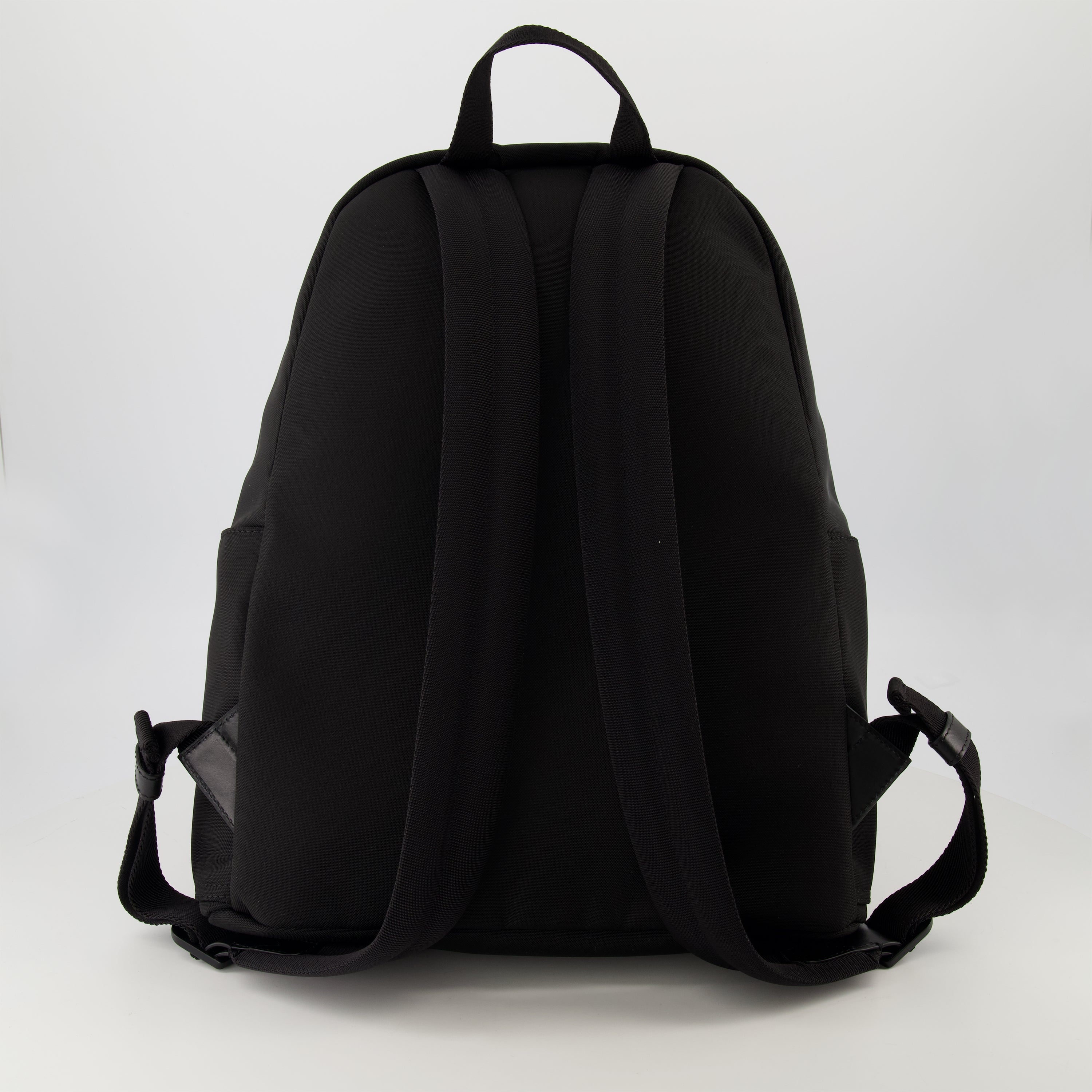 Moncler backpack, New Pierrick, waterproof nylon bag, black backpack, designer accessories