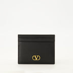 Image du porte-cartes VLogo par Valentino Garavani pour femmes - Saison Automne-Hiver 2025 - Vue de face